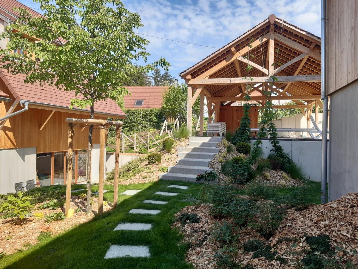 Les Granges Modernes Villa Bruebach Exterior photo